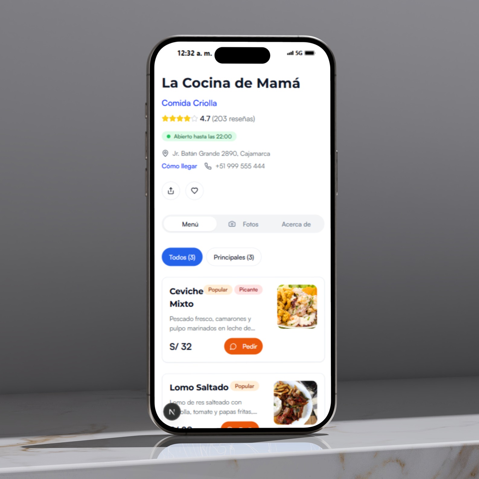 Mando App Mockup