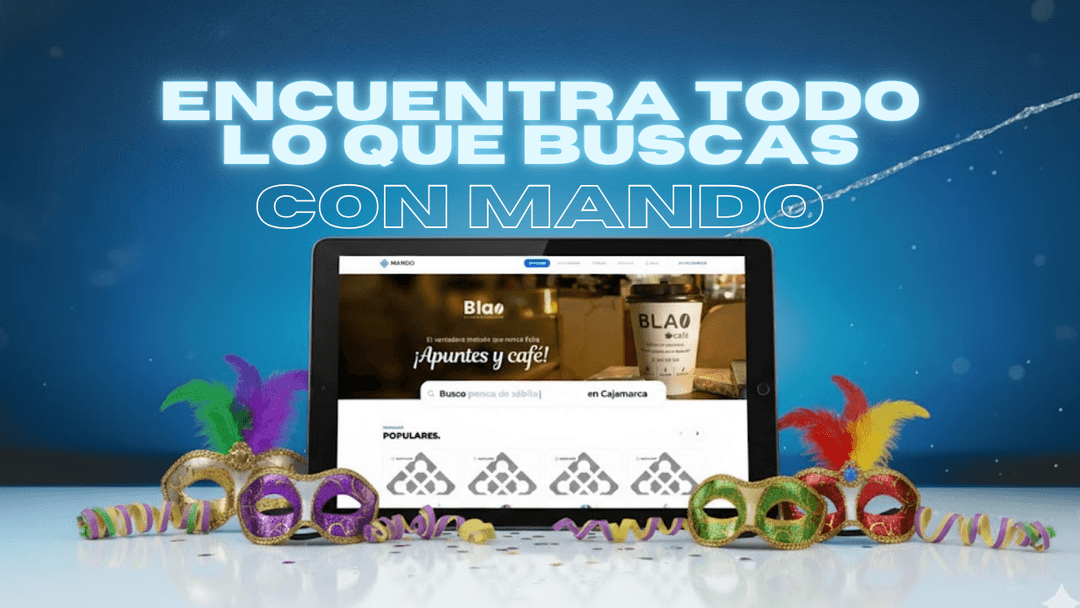 No te pierdas en estos Carnavales y encuentra todo lo que necesitas con Mando Shop